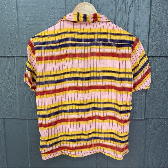 Urban Outfitters Austin Printed Button-Down Shirt - Picture 8 of 9